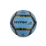 VECTOR X Pro Tactic Soccer Ball Termo Fusion Synthetic Rubber Football For Training and Match (Sky Blue) Size-5