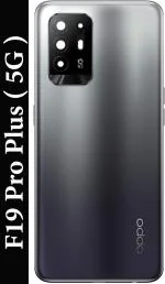 FRIENDZZWORLD Fluid Black Fiber Middle Ring And Volume Power Buttons Housing Body Full Panel For Oppo F19 Pro Plus