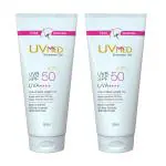 Uvmed Tinted Sunscreen Gel 50Ml(Pack Of 2)