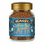 Beanies|Instant Flavoured Coffee |Toffee Nut Latte|Low Calorie, Sugar Free|50 g|Pack of 1