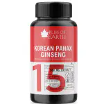 Bliss of Earth Korean Red Panax Ginseng For Men & Women, 500mg High Potency Root Extract 60 Veg Capsules For Energy, Stamina & Performance