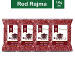 Trinetra Red Rajma 4 kg (1Kg X 4 Pack)