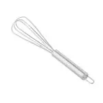 Prabha Stainless Steel Hand Blender Mixer Froth Whisker Latte Maker For Milk Coffee Egg Beater Juice Spiral Whisk, Balloon Whisk, 1 Pcs 18Cm