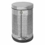 OPR Stainless Steel Perforated Pedal Dustbin with Plastic Bucket| Garbage Bin for Bathroom-Home-Kitchen-washrooms-Bedroom and Office with Plastic Bucket(Medium Size) (8 x 12-inch - 7 Litre)