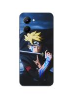TOPPINGS printed Matte Finish Vinyl mobile back skin (This is Not Back CASE/COVER) for Realme C33 Design H16 -MT