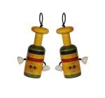 Folktales Wood Handmade Wooden Bell Rattle toy 0 to 18 M
