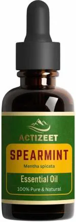 ACTIZEET Spearmint Essential Oil Promotes Clear Skin, Healthy Hair (15 ml)