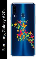 BeauCase Samsung Galaxy A20S Multicolor Silicon Back Cover