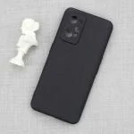 XOVO Back Cover for Realme GT Neo 2 (Black, Silicon, Pack of 1)