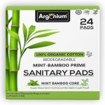 ARGONIUM Antibacterial Hygiene & Herbs Slim Sanitary Napkins 24 Pads XXL 330mmPure Cotton