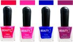 OUR Beauty Multicolor High Quality Quick Dry Long Lasting Hd Colors Nail Polish Pcs Vc106, 32 ml (Set Of 4)