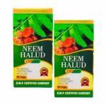 Herbshd l Ayurvedic Neem Halud 50 Capsule For Soft skin & Blood sugar control(pack of 2)