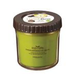 Lock & Lock Green Round Plastic Double Walled Rice Container with Brown Lid 360 ml