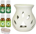 PeepalComm jasmine, Lemongrass Diffuser Set (7 x 5.71 ml)