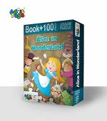 ADVIT TOYS Alice in Wonderland - Jigsaw puzzle (100 Piece+ Educational Fun Fact Book Inside)