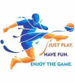 CVANU Just Play. have Fun. Enjoy the Game. for Walls Decor