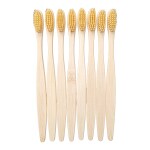 Eco Gree C-Curve Fiber Bamboo Toothbrush - Durable and Effective Cleaning