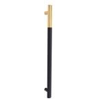 Atom Heavy Duty 27.6 inch Stainless Steel Pull Handle for Wooden and PVC Doors for Home Main Door/Bathroom/Wardrobe - Pack of 1 (Finish Black Gold)