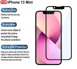 CEDO Iphone 13 Mini Tempered Glass | Screen Protector Full HD Quality Edge to Edge Coverage for Iphone 13 Mini - Black