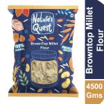 Nature's Quest Browntop Millet Flour 4500 Gms Chotti Kangni Flour | Andu Korralu Flour | Korale Flour | Palapul Flour | Kulasama Flour | Andakorra Flour | Hari Kangni Flour | Chama Pothaval Flour