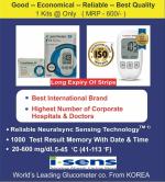 Superfine Fit Blood Glucose Monitoring system with Enhanced accuracy & precision