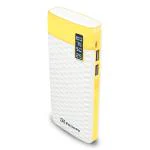 TP TROOPS 12100mAh Lithiumion Triple USB for All USBCharged Devices 2 Output Power Bank-Yellow