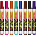 SONI OFFICE MATE Fabric Markers in PP Box (Set of 8, Multicolor)
