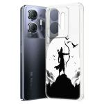 Fashionury Soft Silicone Designer Printed Full Protection Printed Back Case Cover for Infinix HOT 30 5G -D1092