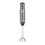 Maharaja Whiteline Actimix Hand Blender with Ergonomic Grip || Sharp Blades for Tough Blending || 2 Year Warranty, 600W (Black & Grey)