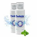 Freshclor Antimicrobial Alcohol-free Mouthwash | Bad Breath Remover | Fresh Mint Flavour Liquid Mouthwash for Oral Care | Vegan-friendly | (Pack of 2) 200ml bottle