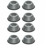 EGOODZ Anti Vibration Anti-Skid Shock-Proof Cushion Foot Pad for Washing Machine, Refrigerator, Dryer, Shock Absorber Noise Cancelling, Heightening Pads with Suction Cup Feet (8 Pcs- Universal Size)