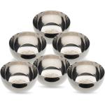 LIMETRO STEEL Stainless Steel Laser Print Heavy Gauge Bowl set / Wati set with Mirror Finish( 6 Pieces, Diameter: 10 cm) Stainless Steel Vegetable Bowl (Steel, Pack of 6)