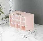 MyHomesWorld 9 Grid Mini Plastic Acrylic Multipurpose Drawer Storage Box