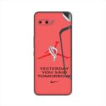 GADGETSWRAP Printed Vinyl Skin Sticker for Asus Rog Phone II - Yesterday Orange