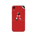 GADGETSWRAP Printed Vinyl Skin Sticker for Apple iPhone XR - Earphones Buds