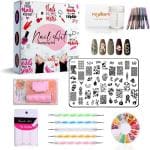 Royalkart Mega Combo Kit Of Nail Art Tools 3D Nail Art Nail Stamping Image Plates