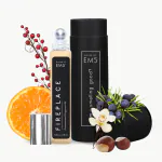 EM5 Fireplace Unisex Perfume Roll On Alcohol Free Concentrated Oil Woody Vanilla Balsamic, 10 ml