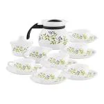 La Opala Melody Tea Set of 15, White, Standard (LOP/TC/TS/15)