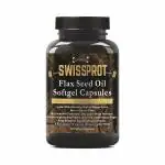 CUTISWISS Swissprot Flax Seed Oil 120 Softgel Capsules| For BP,Blood Sugar & Weight Control