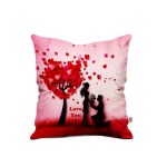 Paperholic Creations Romantic Love Couple Quote Print Cushion Cover 12x12 with Filler- Romantic Valentine Day Gift, Birthday for Girlfriend, Home Decor for Sofa, Bed,Car