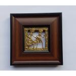 PRAVU CREATIONS Brass Dhokra art Frames For Wall Decoration Home Office and Gallery - NO-10B