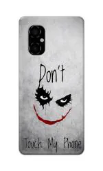 Tweakymod Printed Clown- Don'T Touch My Phone Back Cover for POCO M4 5G