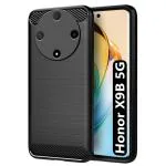 Fashionury Back Case for Honor X9B 5G | Hybrid Protection Shockproof Bumper | Anti-Slip Grip | Ultimate Rubber TPU Stylish Back Case for Honor X9B 5G (Black)