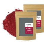 VEDANUM Natural Beetroot Powder with Vitamin C, Iron, Minerals for Wrinkles, Skin Brightening and Hair Growth All Skin Type 50 g (Pack of 2)