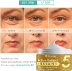 KURAIY 100% Pure 5 Seconds Instant Wrinkle Remover Face Cream Eye Firming Anti Aging Lifting Moisturizing Facial Cream Remove Fineline Skin Care