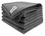 Softspun Grey Microfiber Cloth (Pack of 5)