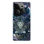 Toppings Printed Matte finish Vinyl Skin Sticker (This is not Back Case Covers) Scratch Less for Mobile Back and Camera lens for Tecno Camon 20 Pro 5G Design C08 -MT