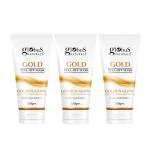 Globus Naturals Gold Peel Off Mask Enriched With Vitamin-E, For Golden Glow And Radiance (Pack Of 3, 100 G)