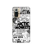 Casotec Arctic Monkeys Pattern Design 3D Printed Hard Back Case Cover for Mi Redmi Note 10 Pro / Note 10 Pro Max