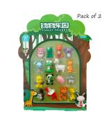 Vinmot Fancy Forest Animal Friends Long Lasting Eraser Set -16 Pcs (Pack of 2)